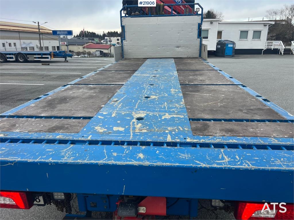 Scania R580 8x2 crane truck w/ 95t/m hmf crane, jib, winc