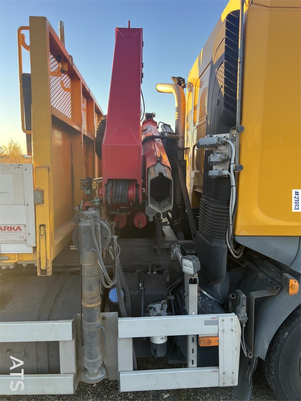 Volvo FL240 brøyterigget kranbil m/ HMF735 kran, grabb o