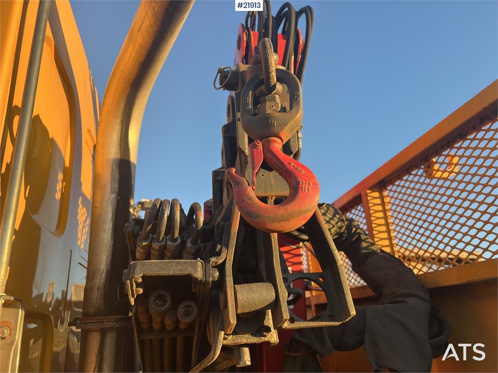 Volvo FL240 brøyterigget kranbil m/ HMF735 kran, grabb o