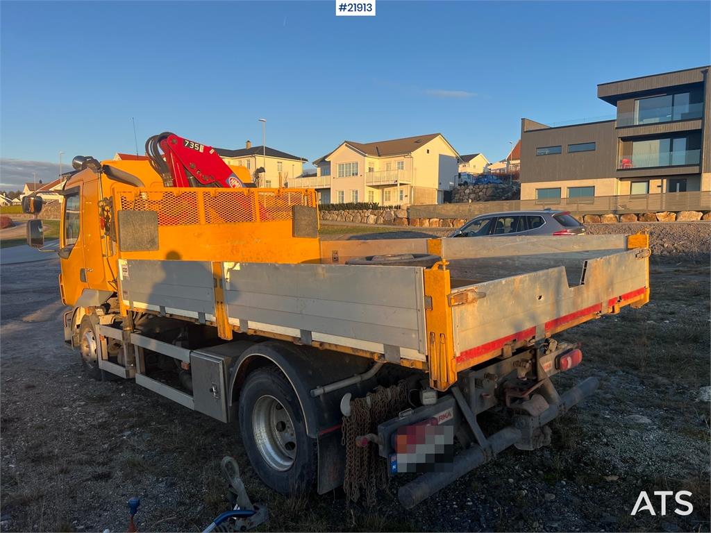 Volvo FL240 brøyterigget kranbil m/ HMF735 kran, grabb o