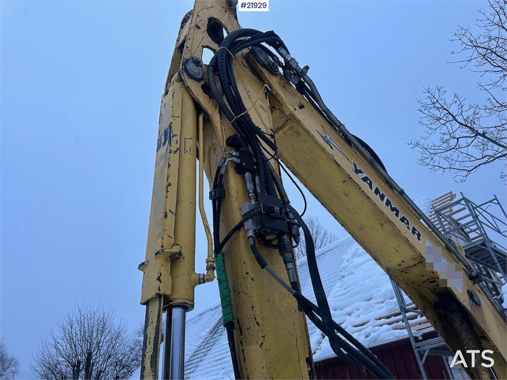 Yanmar VIO57-U excavator with rototilt and 3 buckets