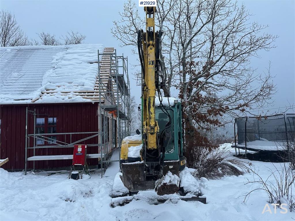 Yanmar VIO57-U excavator with rototilt and 3 buckets