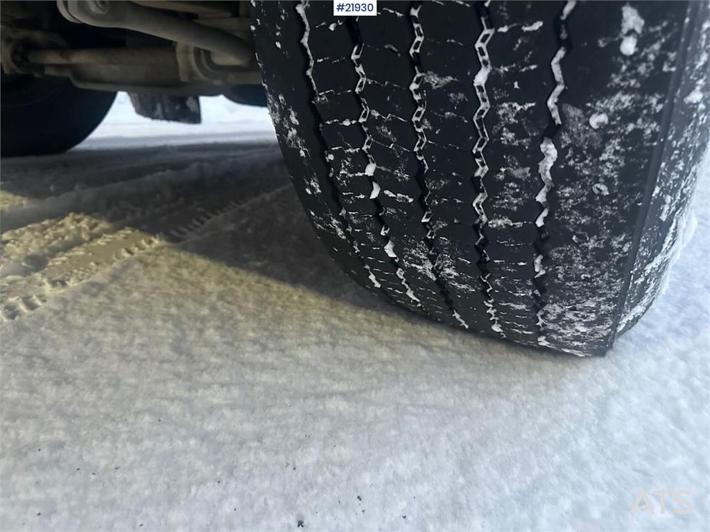 Volvo FH12 snow-plow equipped hook truck with flatbed –