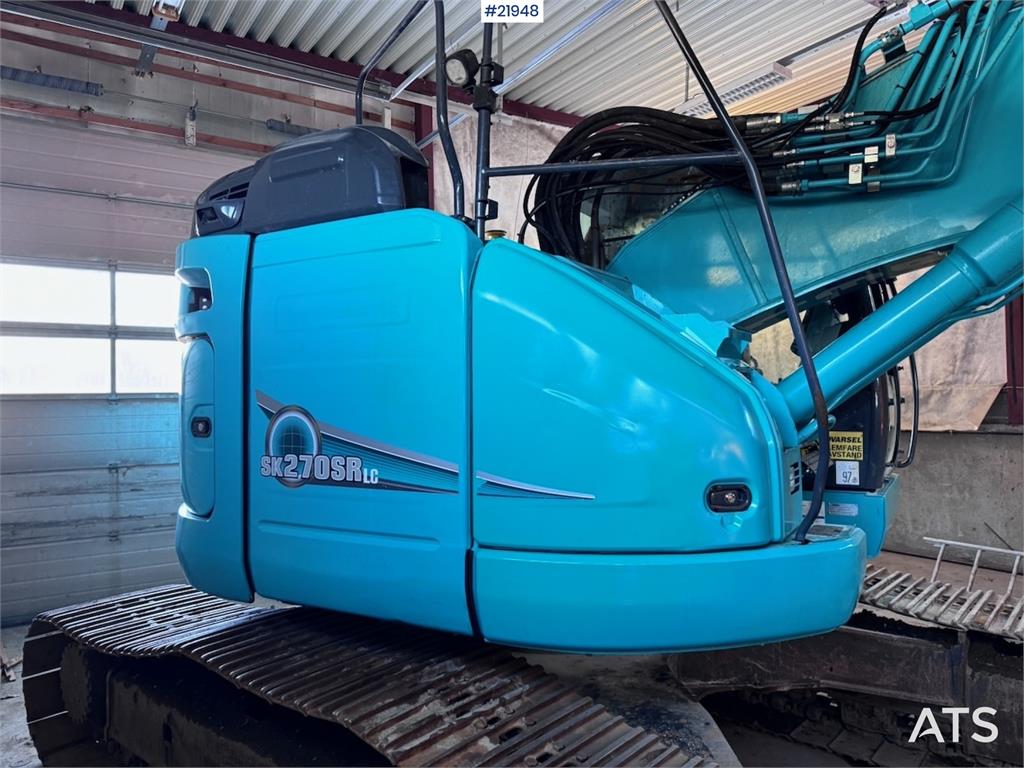 Kobelco SK270 SRLC-5E w/ Bucket and GPS. Certified!