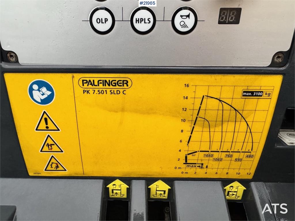 Iveco 70W 4x4 Crane truck w/ Palfinger PK7.501