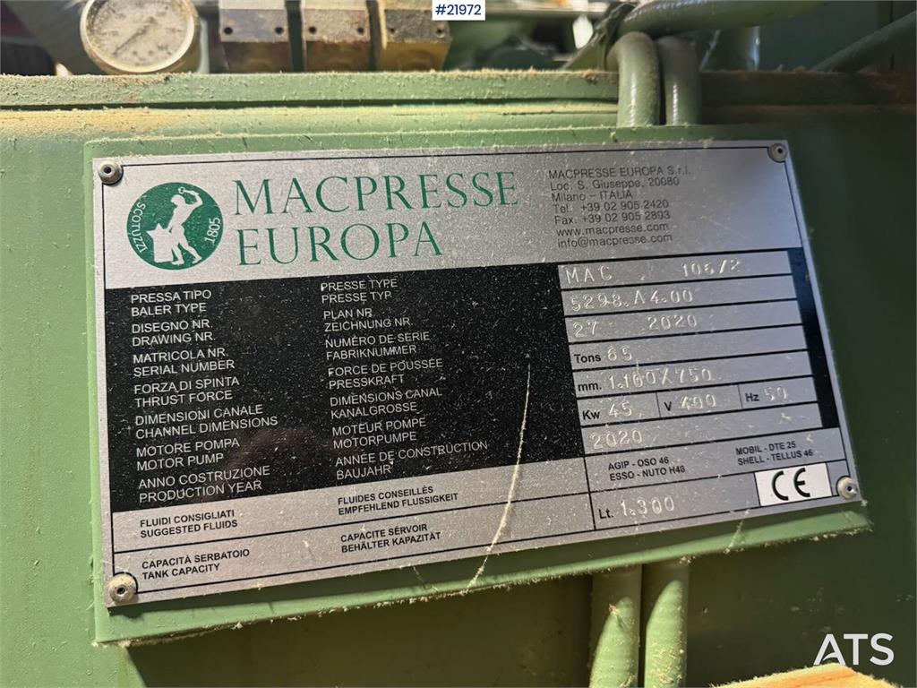 MAC 106/2 Baler