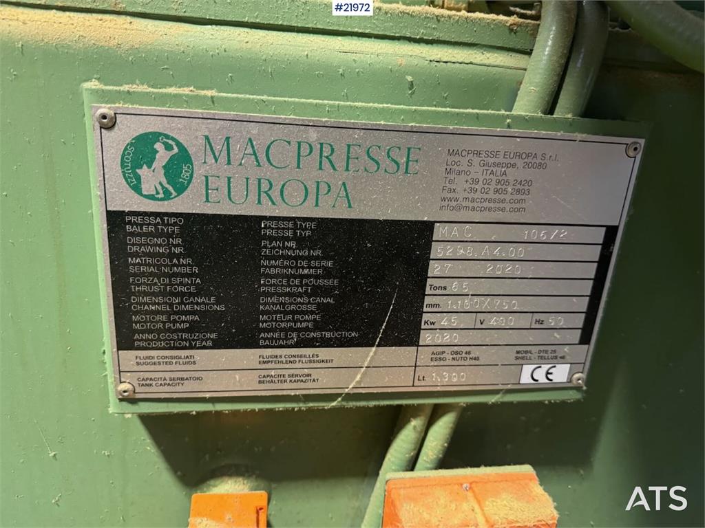 MAC 106/2 Baler
