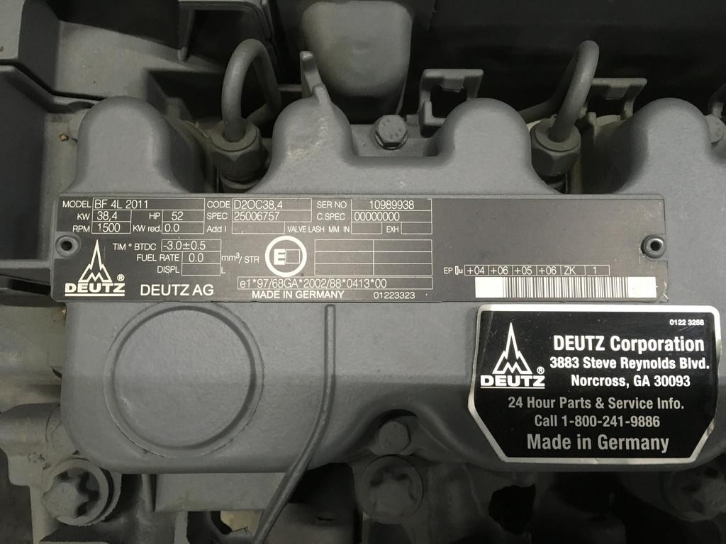 Deutz BF4L2011 GENERATOR 40KVA NEW
