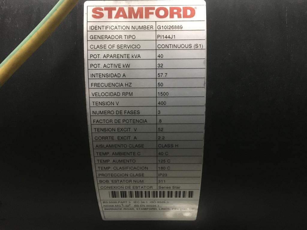 Deutz BF4L2011 GENERATOR 40KVA NEW