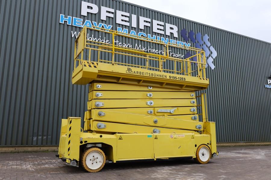 PB LIFT S195-12ES Electric, 19.6m Working Height, 700