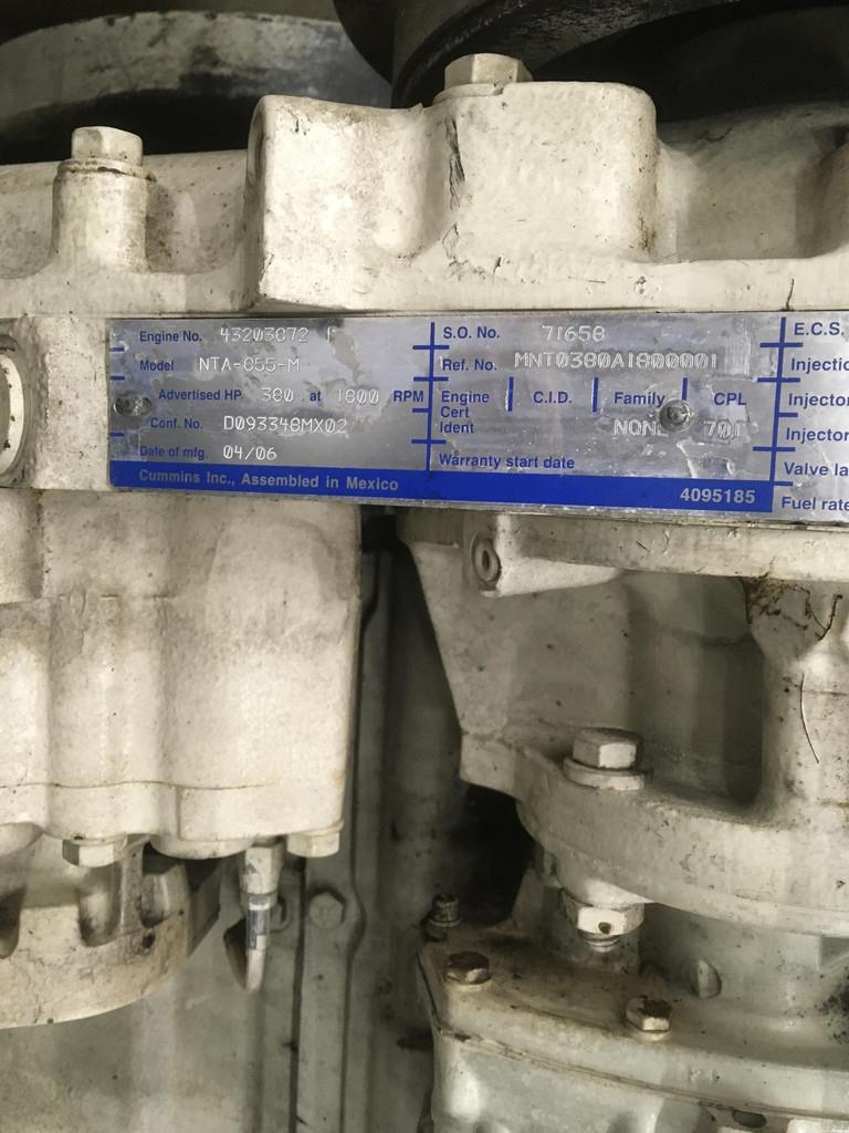 Cummins NTA855M CPL0701 USED