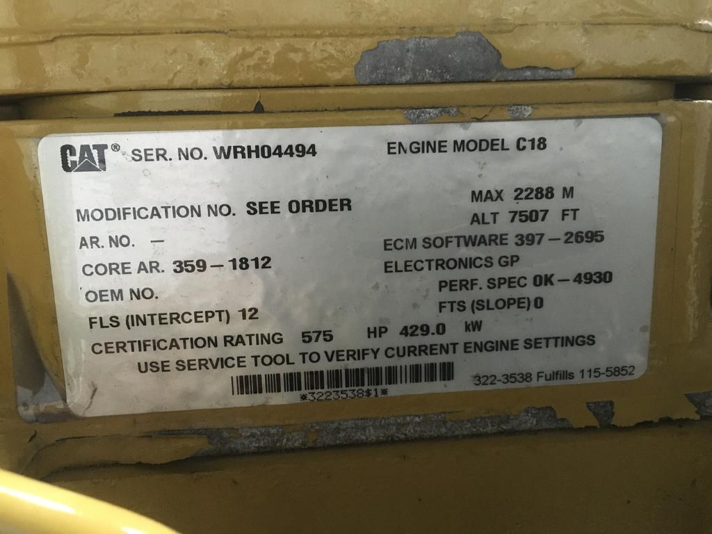 CAT C18 WRH-3591812 USED