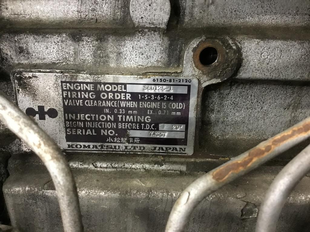 Komatsu S6D125-1 USED