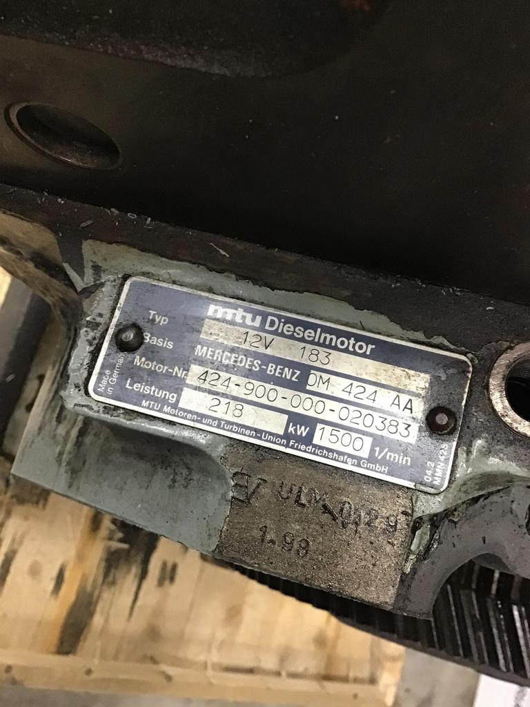 MTU 12V183-AA51-218 CORE