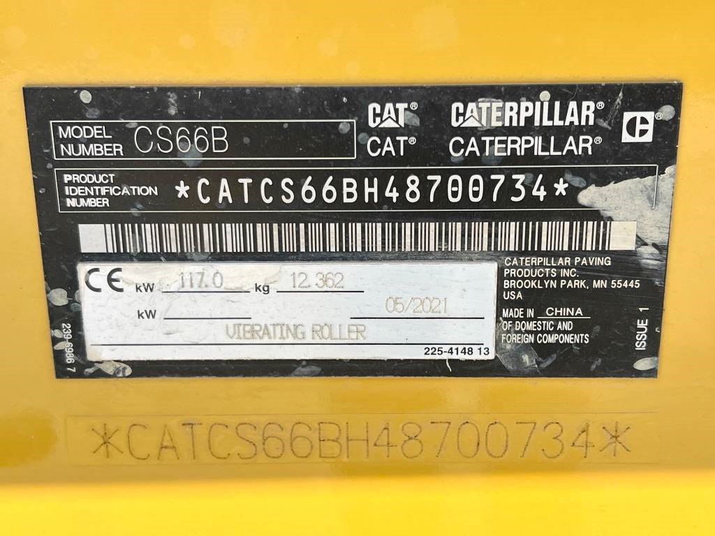 CAT CS66B - Excellent Condition / Low Hours / CE