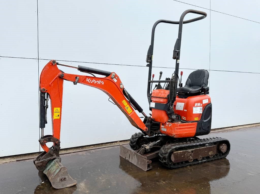 Kubota U10-3 - Hydr. Undercarriage / Hammer Lines