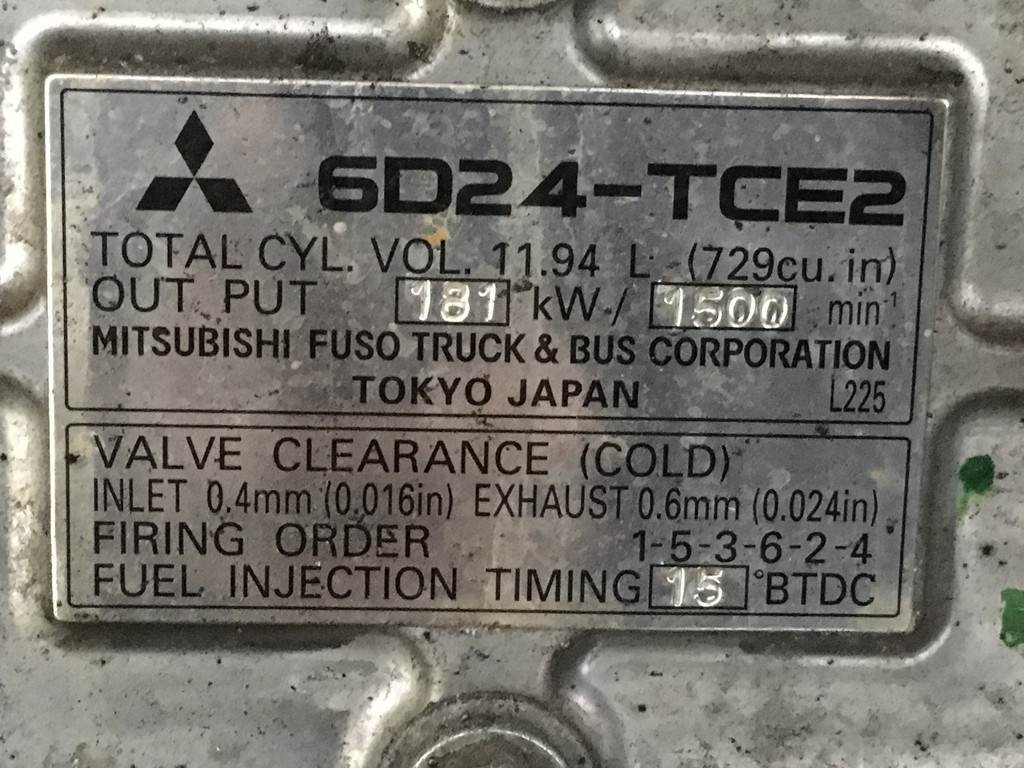 Mitsubishi 6D24-TCE2 USED