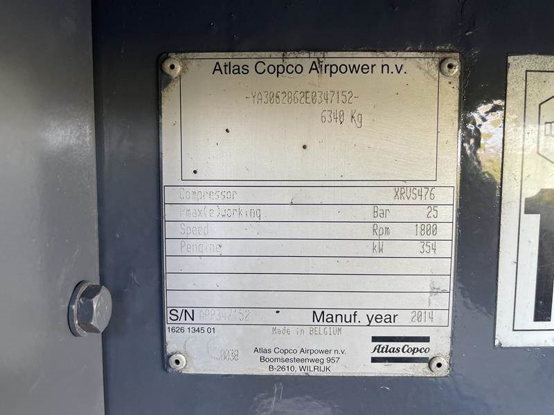 Atlas Copco XRVS 476 CD