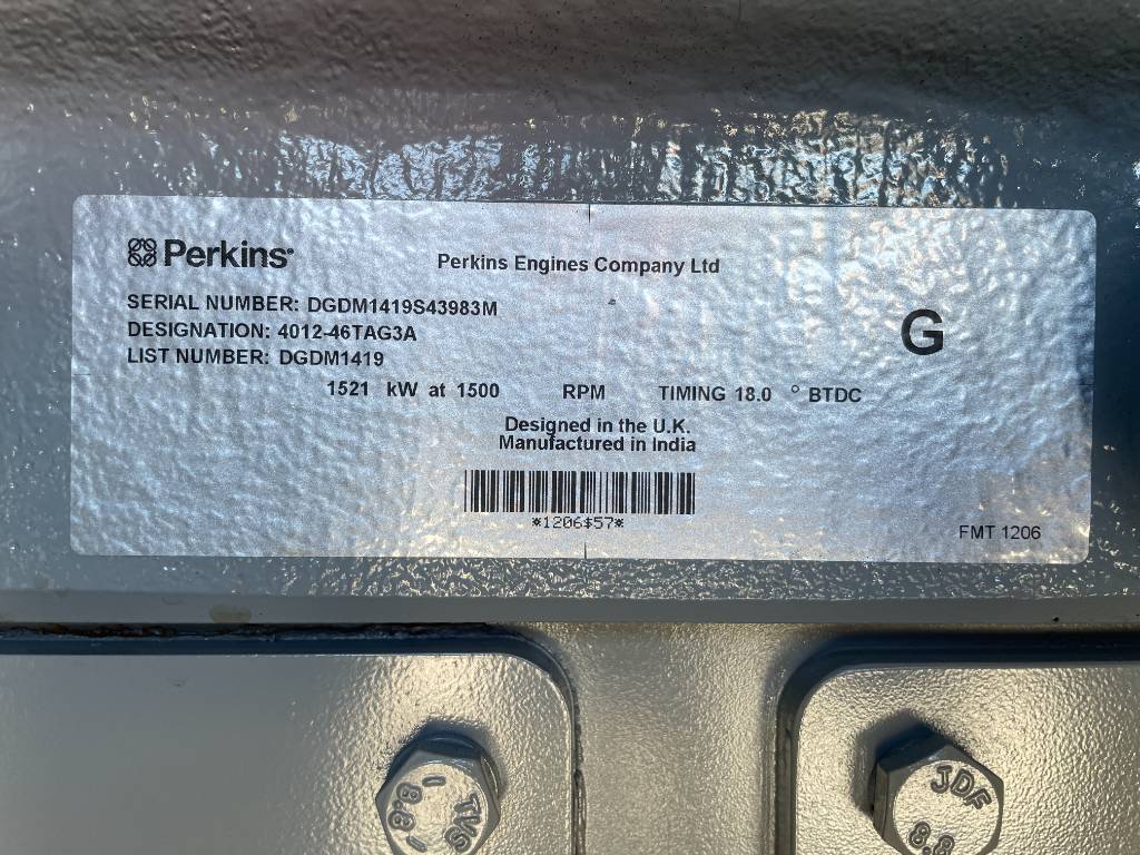 2026 Perkins 4012-46TAG3A-49321650