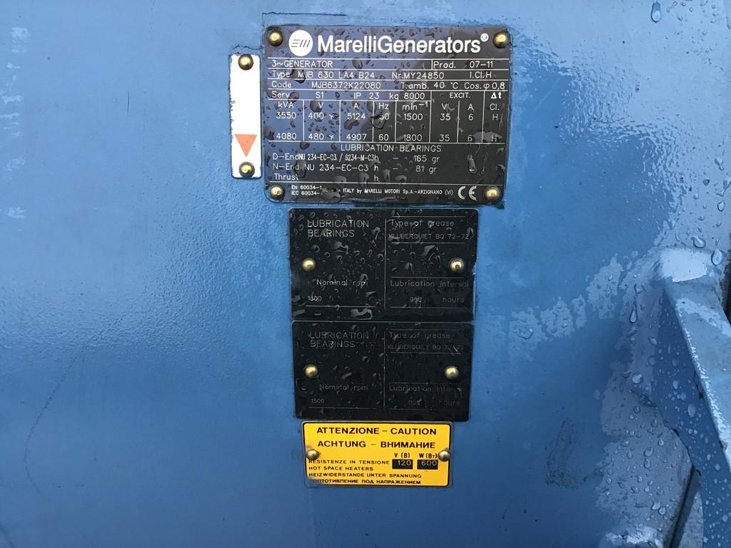 [Other] Marelli Generators JB630 LA4B24 LOSSE GEN 3550KVA