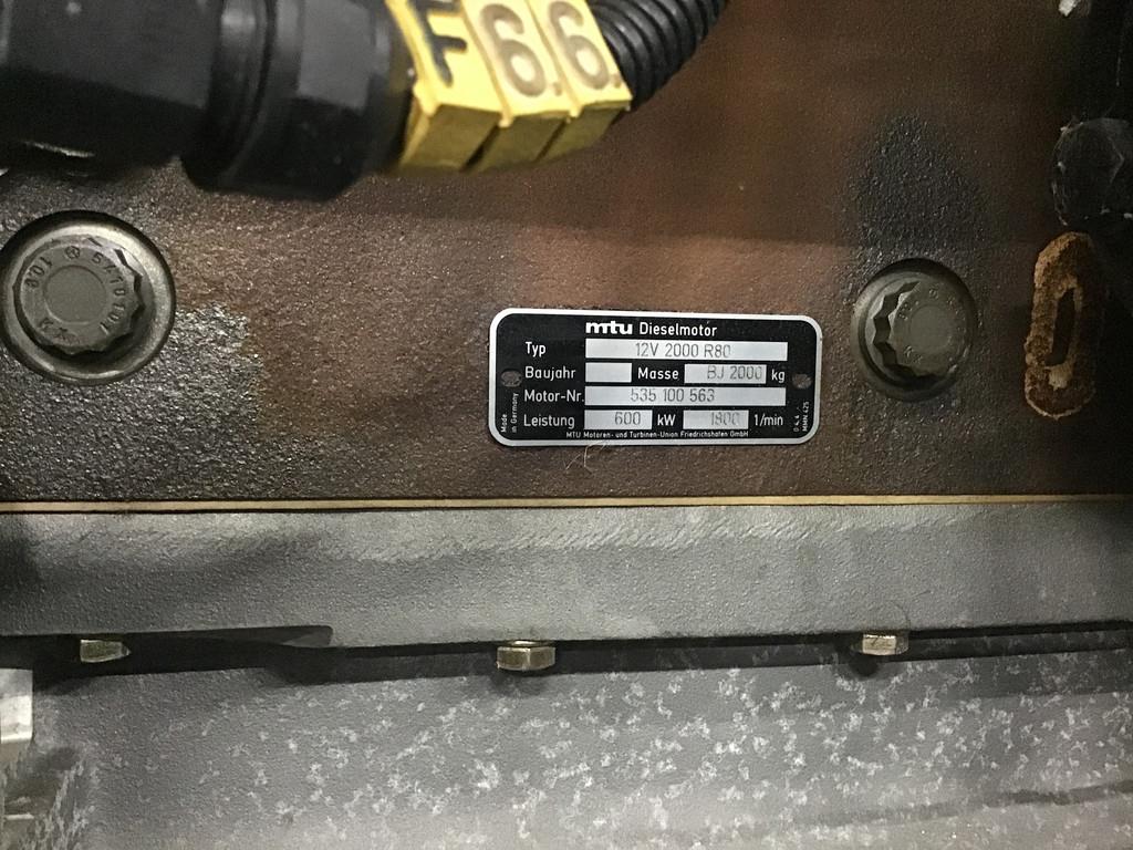 MTU 12V2000-R80 NEW
