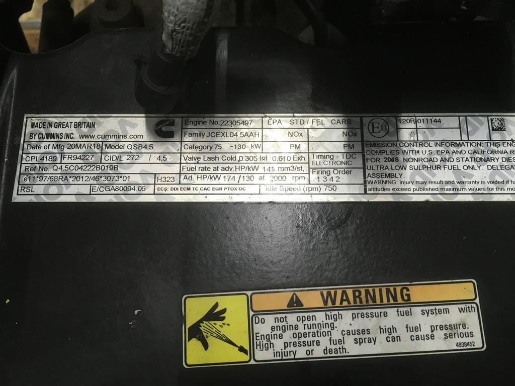 Cummins QSB4.5 CPL4189 USED