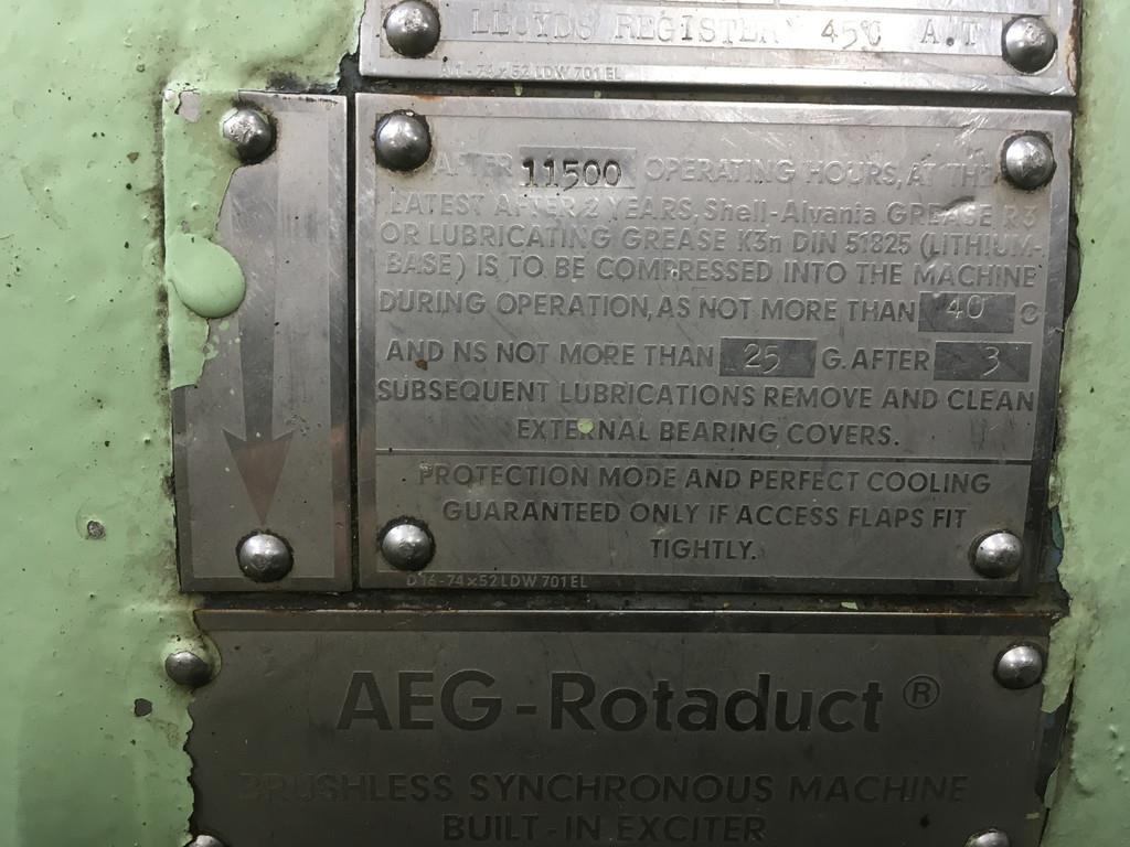 Scania DSI14.02 GENERATOR 300KVA USED