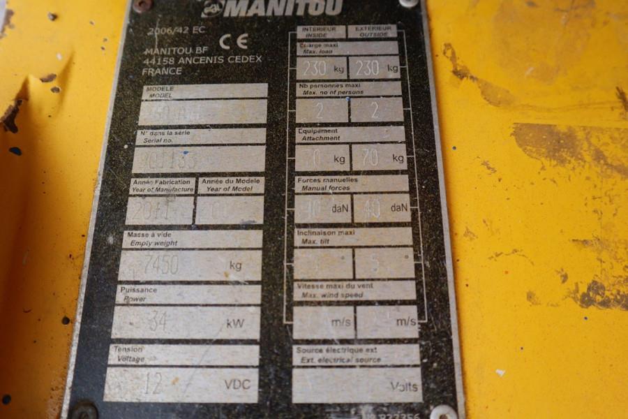 Manitou 160 ATJ Diesel, 4x4x4 Drive, 16m Working Height, 8