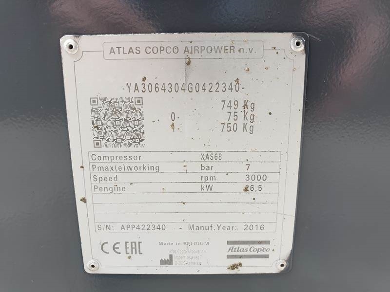 Atlas Copco XAS 68 KD
