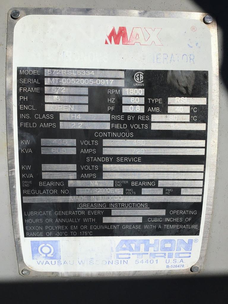 Mercedes-Benz OM473LA GENERATOR 606KVA NEW