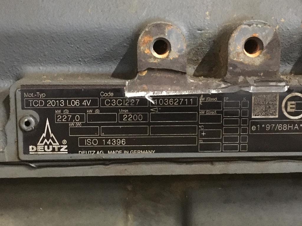 Deutz TCD2013L06 4V USED