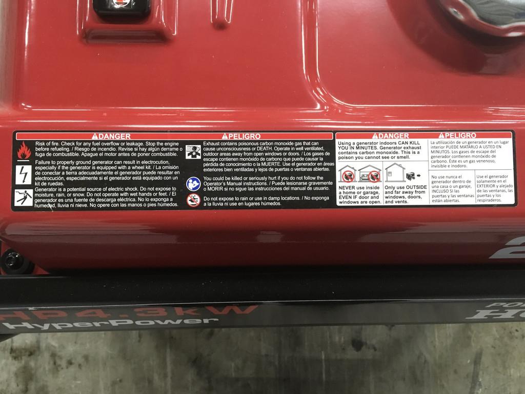 Honda HP 4.3KW GENERATOR NEW