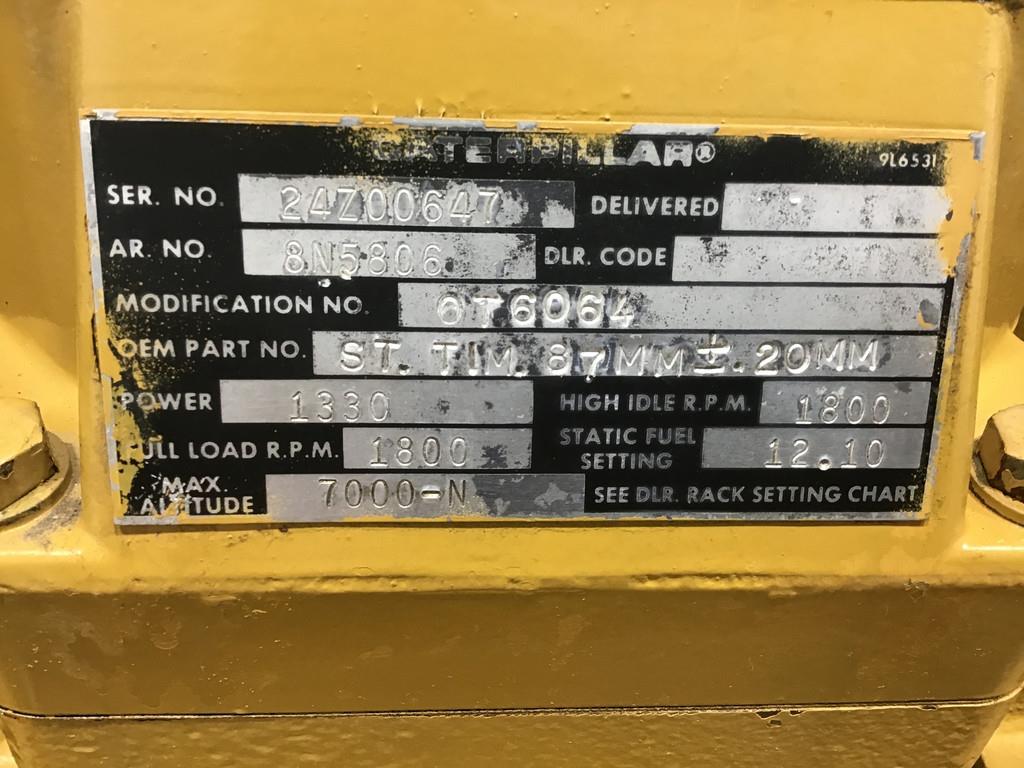 CAT 3512 24Z 8N-5806 GENERATOR 850 KVA USED