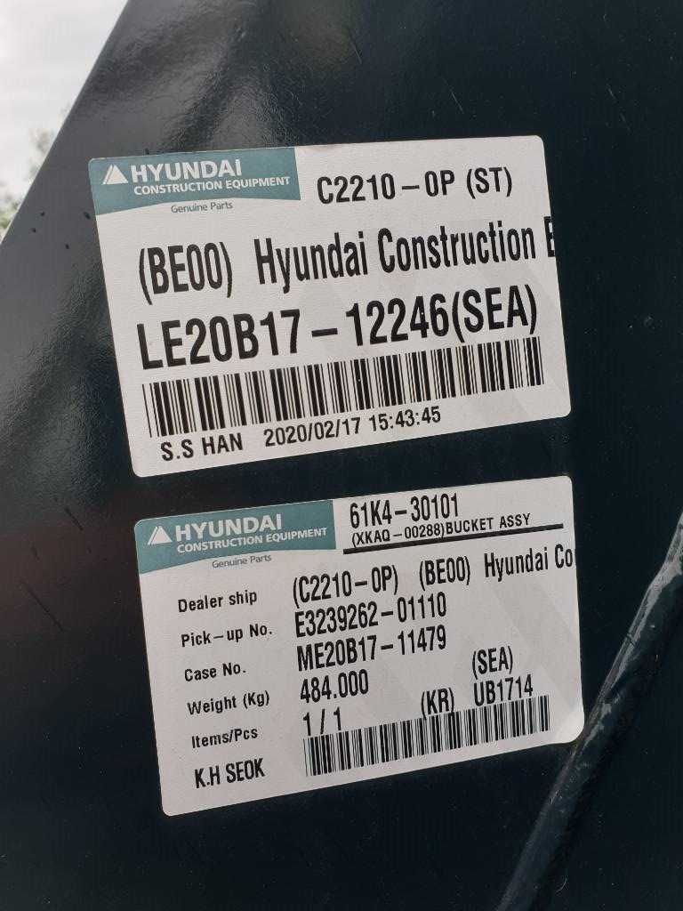 Hyundai Excavator digging bucket 140, 61K4-30101
