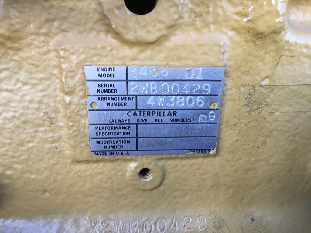 CAT 3406DI GENERATOR 310KVA USED