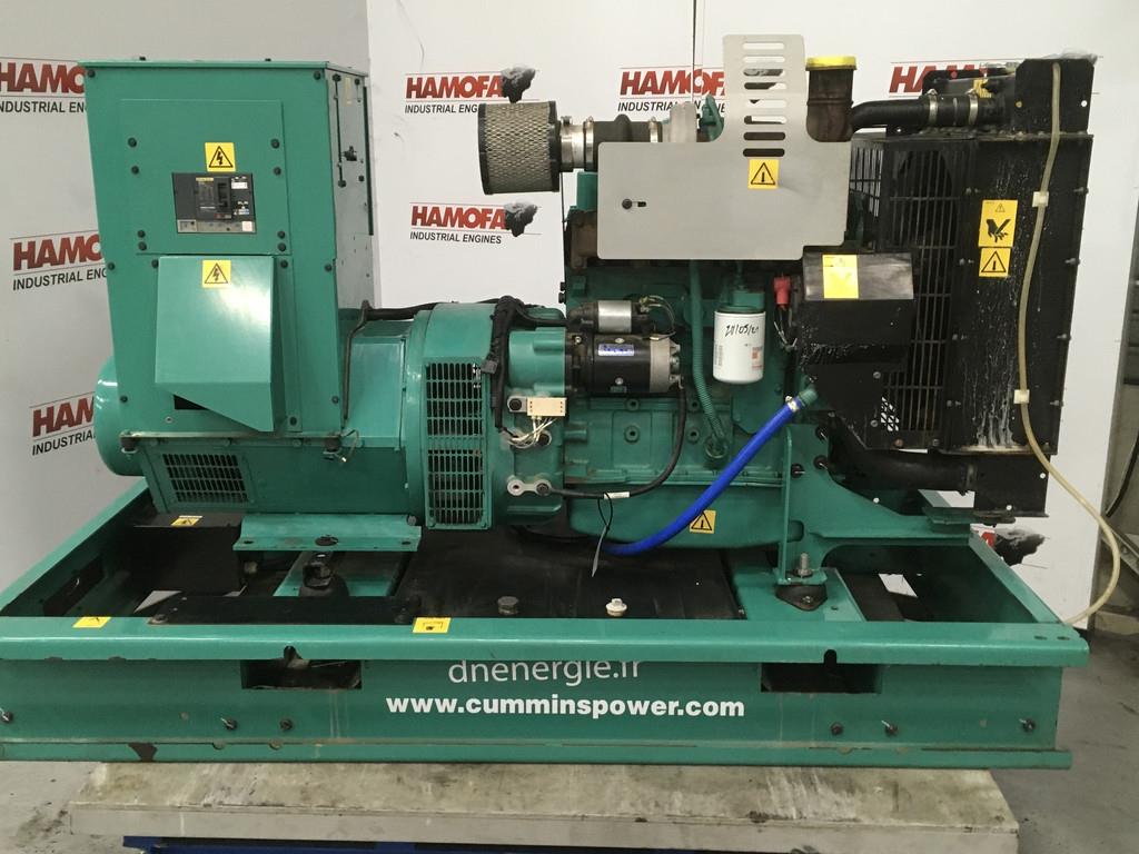 Cummins 4BT3.9-G4 GENERATOR 70 KVA USED
