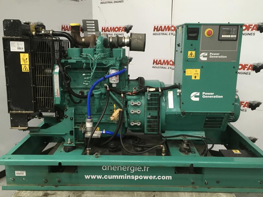 Cummins 4BT3.9-G4 GENERATOR 70 KVA USED