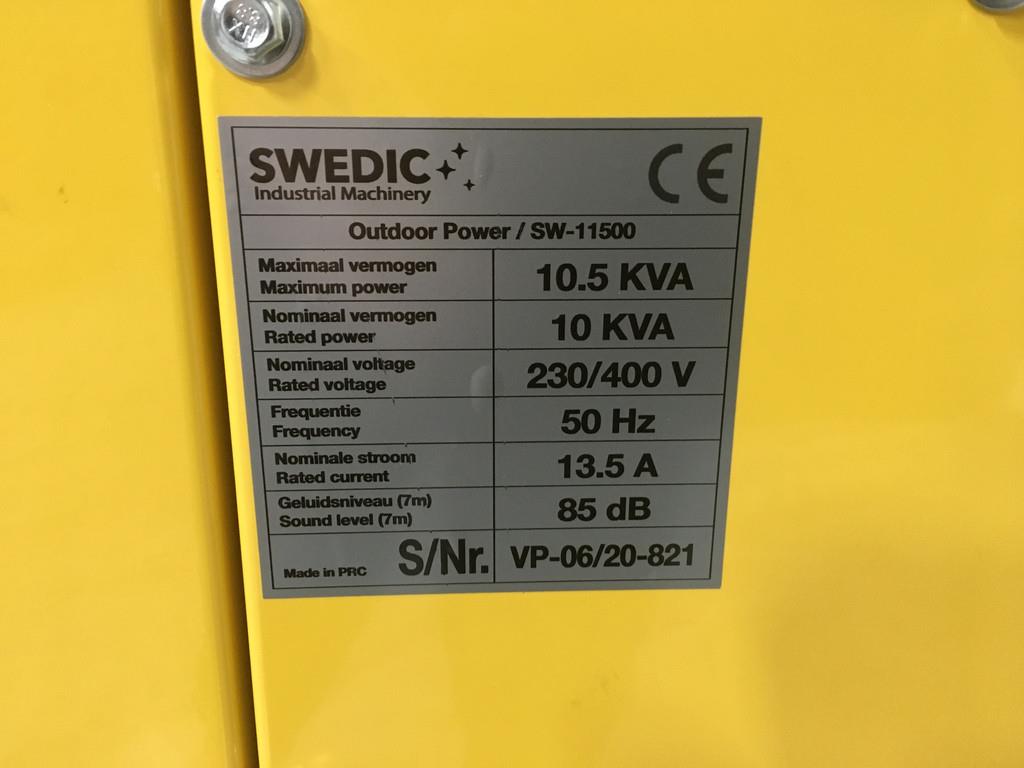 [Other] SWEDIC SW-11500 GENERATOR 10KVA NEW