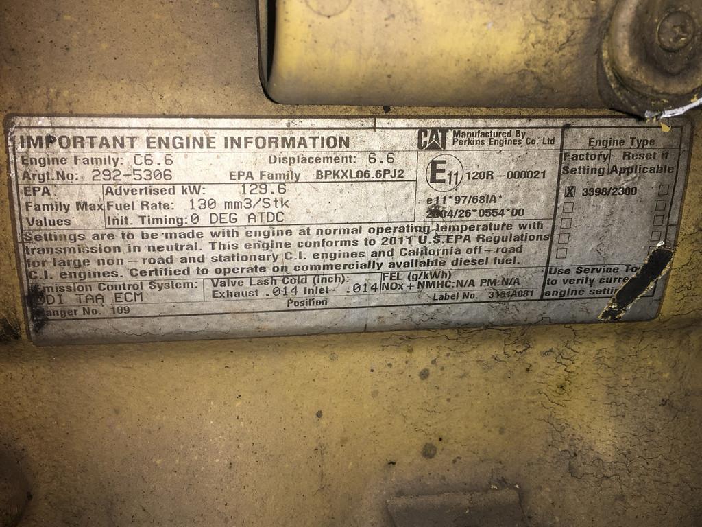 CAT C6.6 C6E-2925306 USED