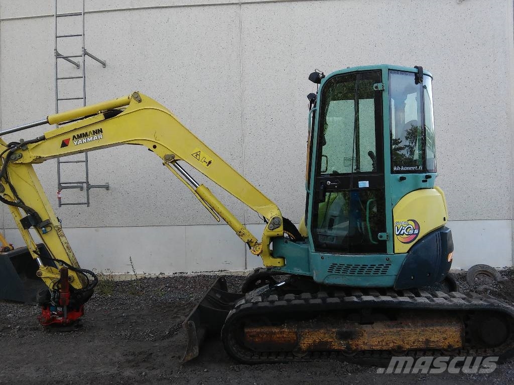 Used Yanmar Vio 55 mini excavators