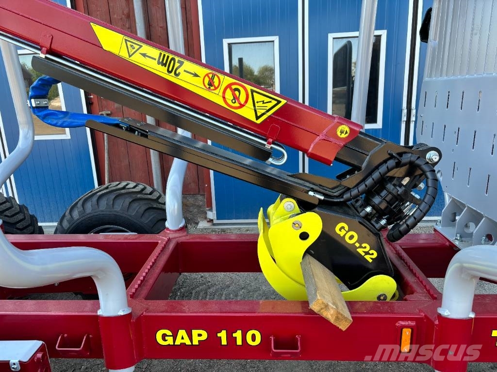 Tajfun GAP 110 Huggarvagn med kran DOT 50K, 2024, Vårgårda, Västra 