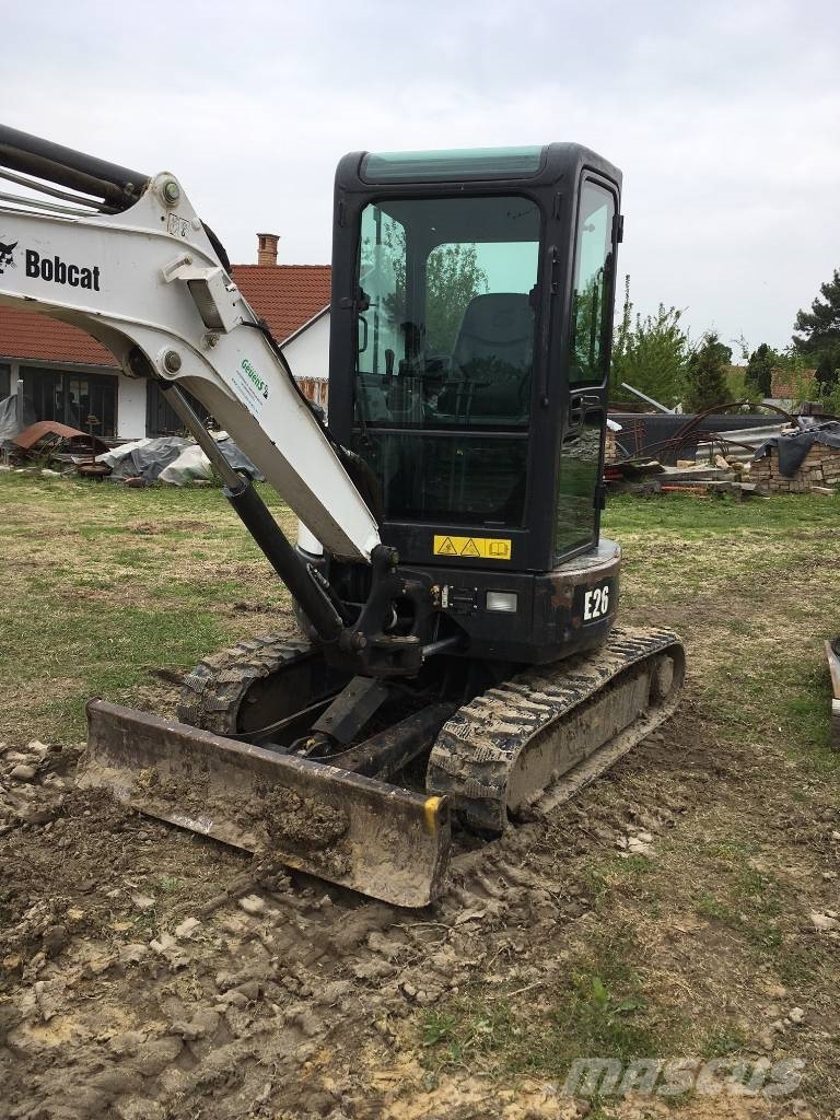 Used Bobcat E 26 mini excavators