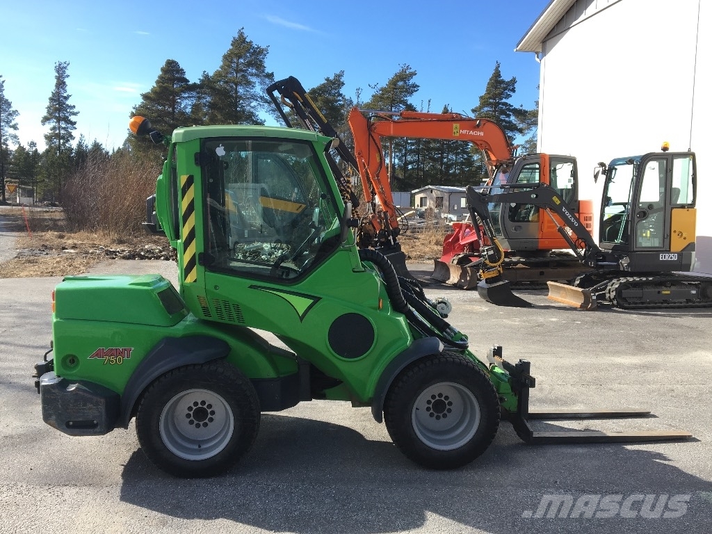 Used Avant 750 mini Wheel Loader Year 2012 Price 41,366 for sale
