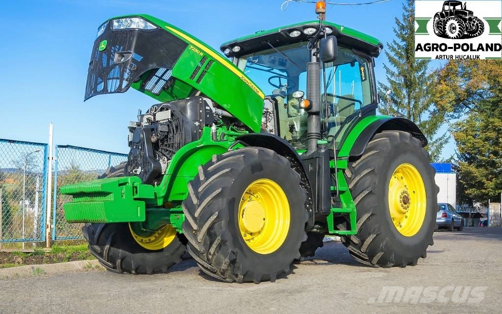 John Deere 7230 R POWER QUAD PLUS 2014 ROK MOTOR 9 L, 2014, Polen