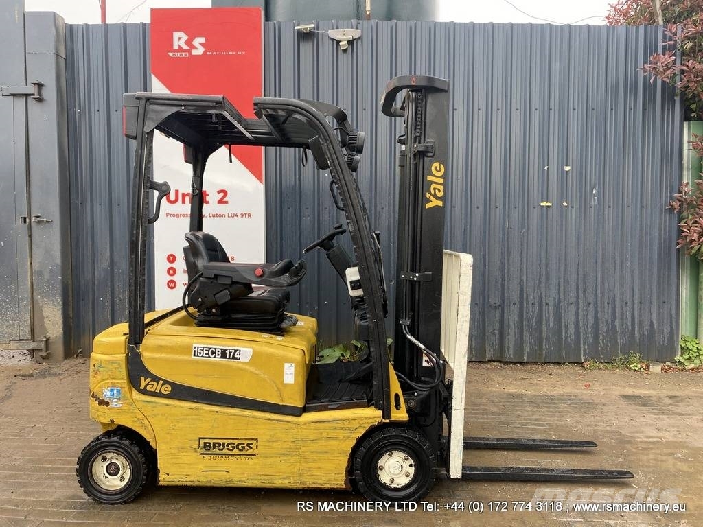 Yale ERP16VF 1.6t ELECTRIC FORKLIFT TRUCK, 2015, Luton, Bedfordshire