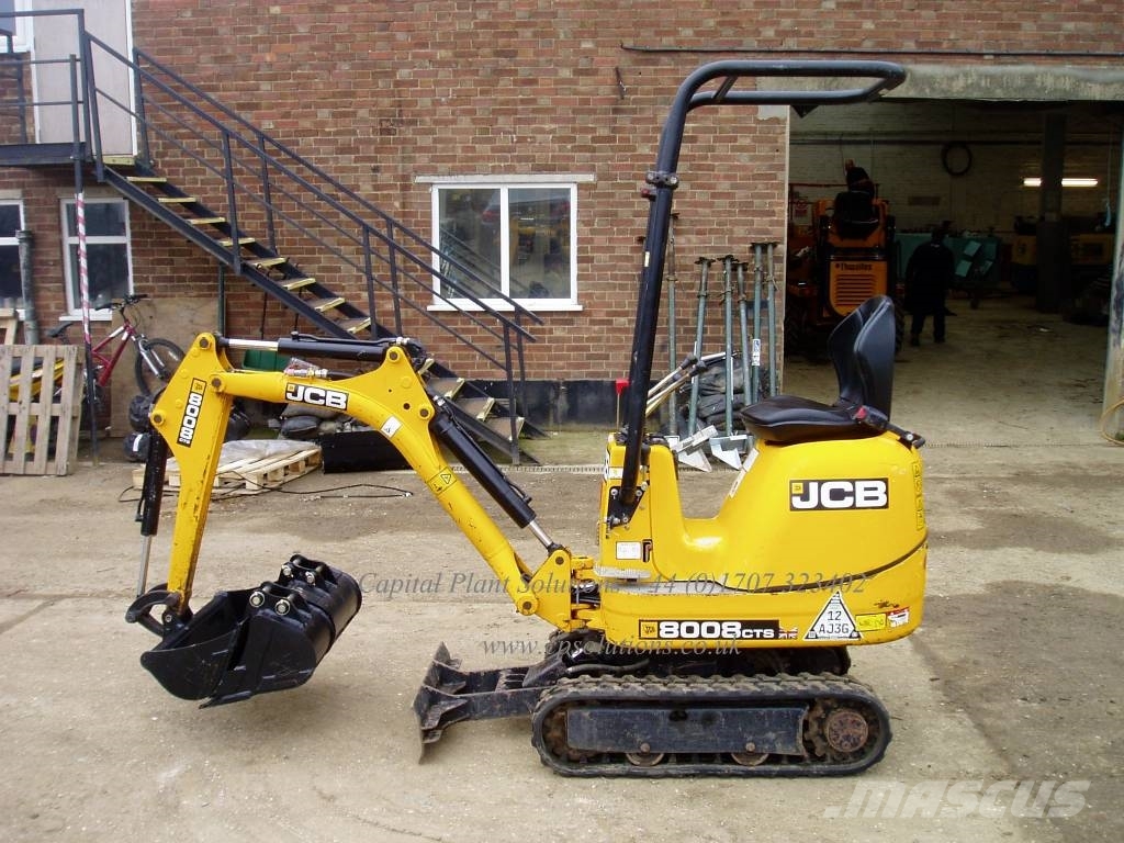 Used JCB 8008 CTS mini excavators