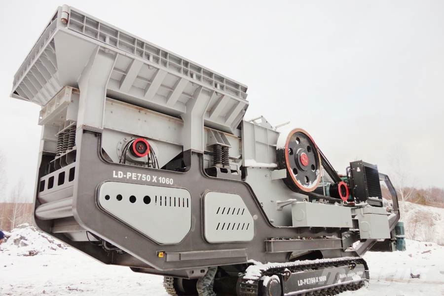 Used Liming KE8601 Mobile Primary Jaw Crusher crushers Year 2018