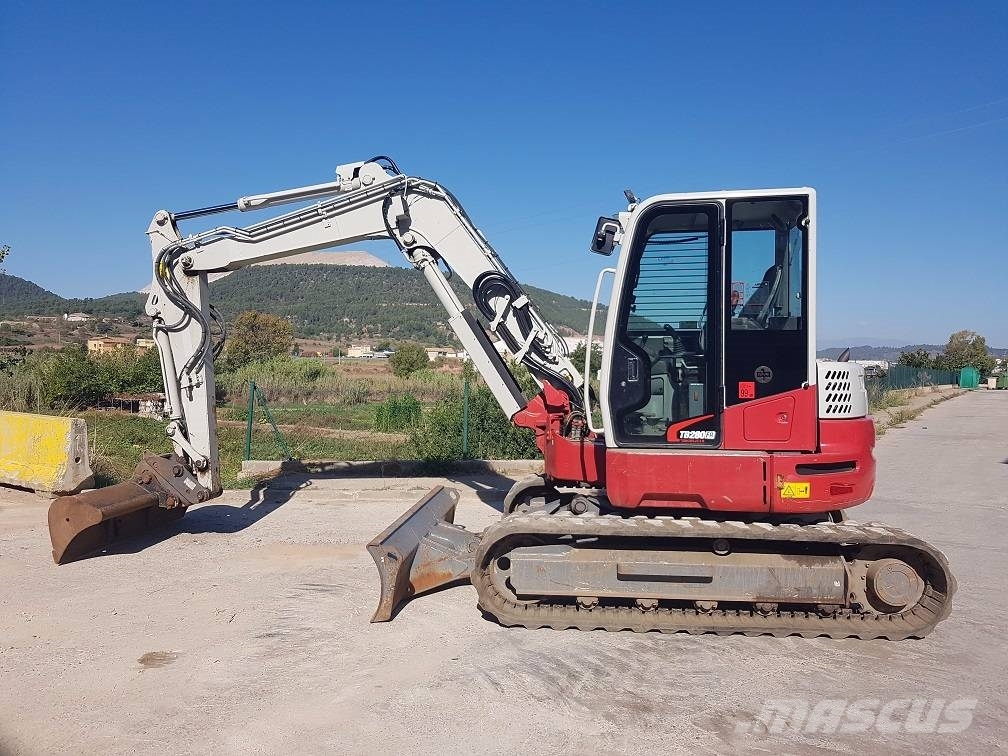 Used Takeuchi TB280FR mini excavators 7t 12t Year 2015 Price US