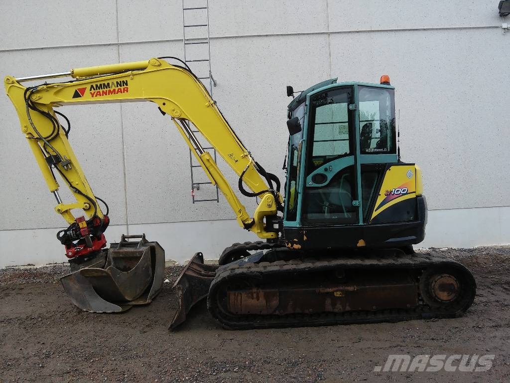 Used Yanmar Sv100 mini excavators 7t 12t Year 2006 Price US 44,001
