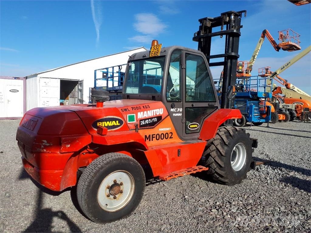 Used Manitou Masted forklift diesel Forklifts Year 2009 for sale